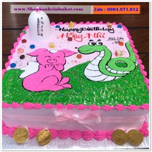 Bánh Sinh Nhật Con Rắn Tuổi Tỵ - R35